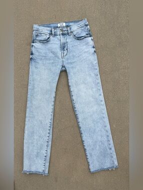 Kensie Jeans Y2K Light Blue Wash Vintage Luxe High Rise Slim Straight 4/27 EUC